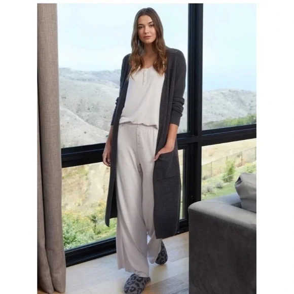 Barefoot Dreams 496 Cozychic Ultra Lite Long Duster Cardigan - Picture 11 of 11